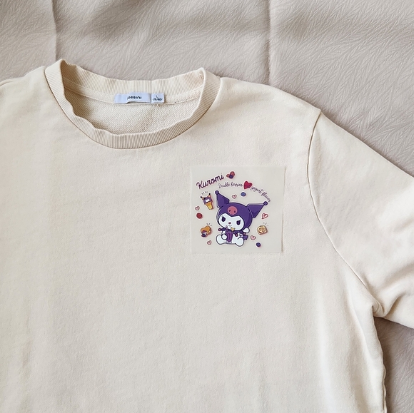 3/$18 Iron on Heat transfer Sanrio Kuromi pattern Small size - Picture 6 of 6